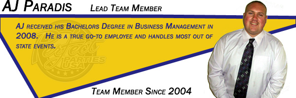 AJ Paradis - Lead Team Member