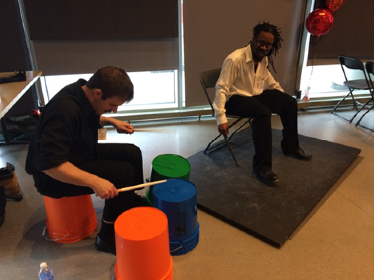 Bucket Drummer