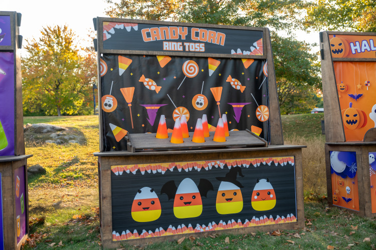 Halloween Carnival Stall- Candy Corn Ring Toss