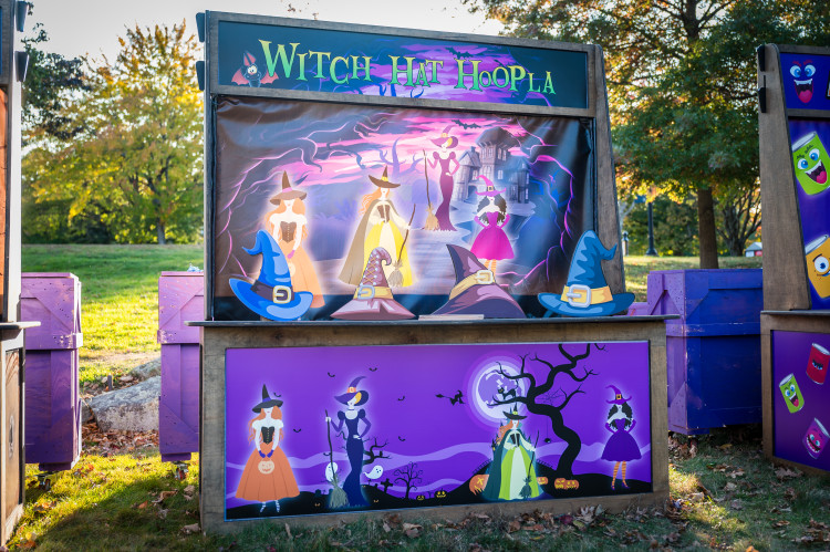 Halloween Carnival Stall- Witch Hat Hoopla
