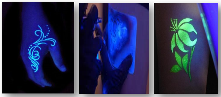 Glow Airbrush Tattoos