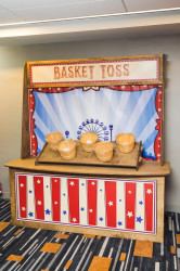 Vintage Carnival Stall - Basket Toss