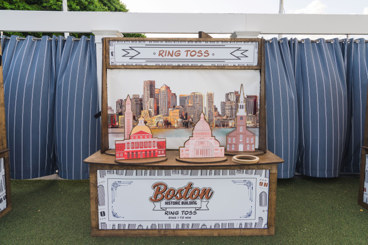 Boston Carnival Stall- Historic Building Ring Toss