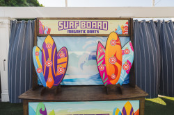 Beach Boardwalk Carnival Stall- Surf Board Darts