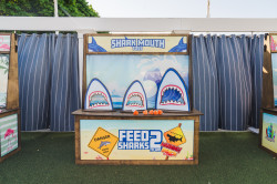 Beach Boardwalk Carnival Stall- Shark Mouth Toss