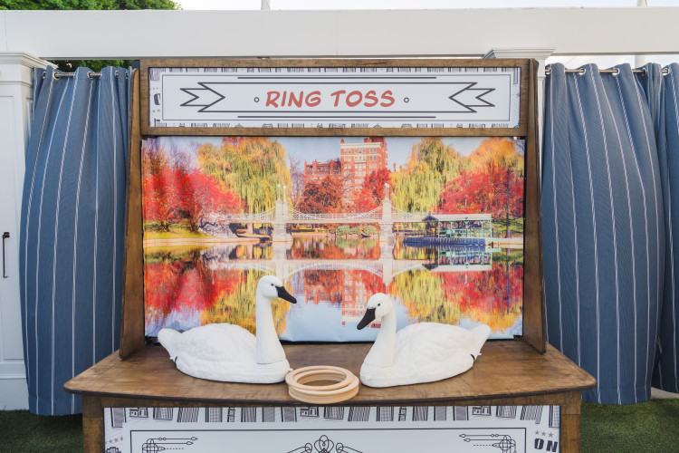 Boston Carnival Stall- Swan Boat Ring Toss