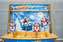 Winter Carnival Stall - Penguin Knockdown