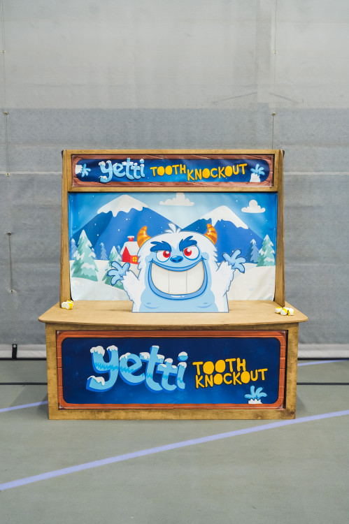Winter Carnival Stall - Yetti Tooth Knockout