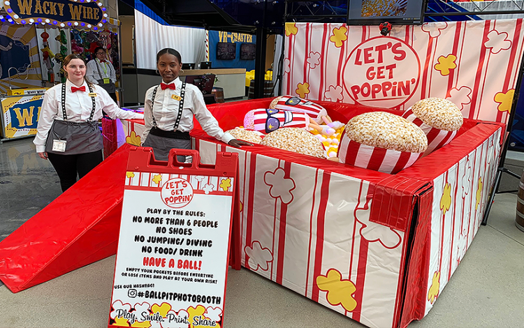 Ball Pit Photo Booth - Popcorn