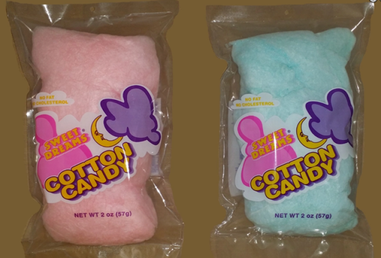 Pre-Packaged Cotton Candy 2oz Bag