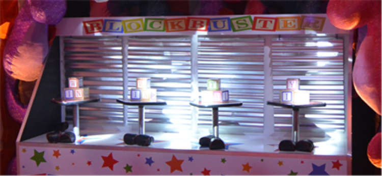Knock A Block Carnival Game