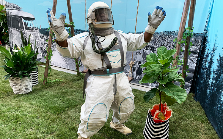 Astronaut Bubble Man