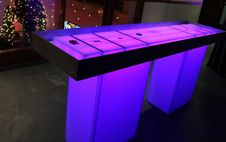 Glow Shuffleboard