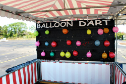 Balloon Darts with Carnival Booth