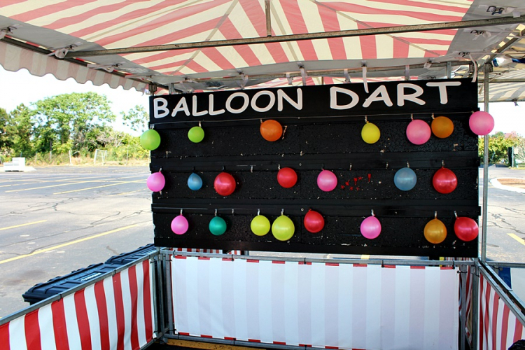 Balloon Darts with Carnival Booth