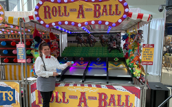 Deluxe Roll-a-Ball Horse Racer Carnival Booth
