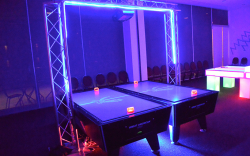 Glow Air Hockey Tables