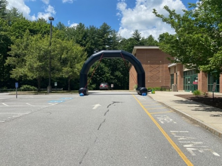 Inflatable Arch - Drive Thru (Black)