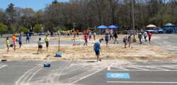 Beach Volleyball with Sand