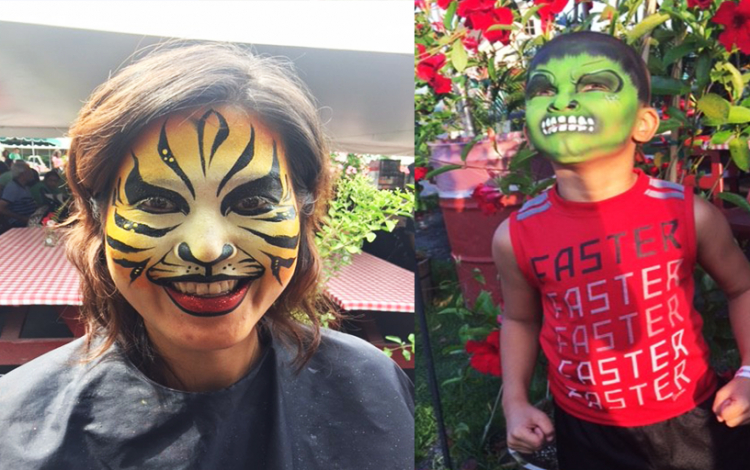 Airbrush Face Painting