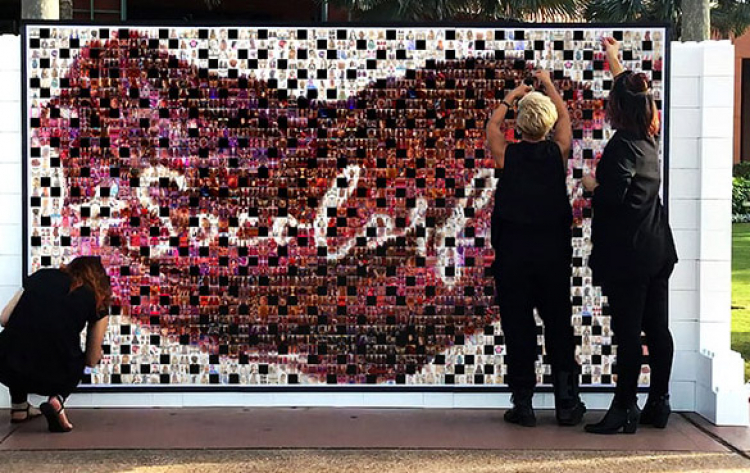 Photo Mosaic Mural
