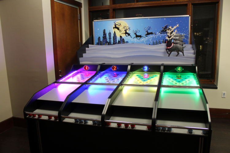Roll-A-Ball Reindeer Racing
