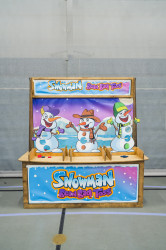 Winter Carnival Stall - Snowman Bean Bag Toss