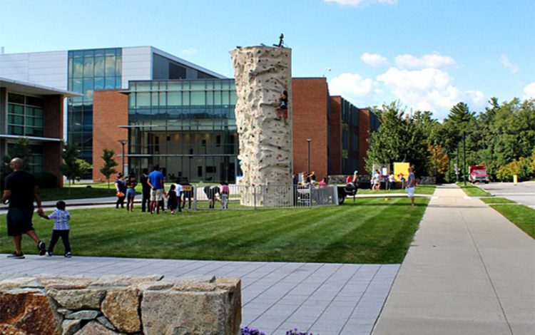 Rock climbing wall rental