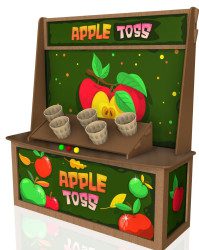 Fall Carnival Stall- Apple Toss
