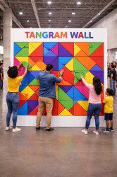 Tangram Puzzle Wall