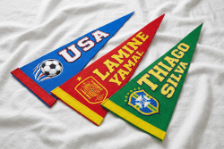 Custom Soccer Fan Pennants