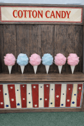 Vintage Carnival Stall: Cotton Candy