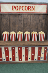 Vintage Carnival Stall: Popcorn